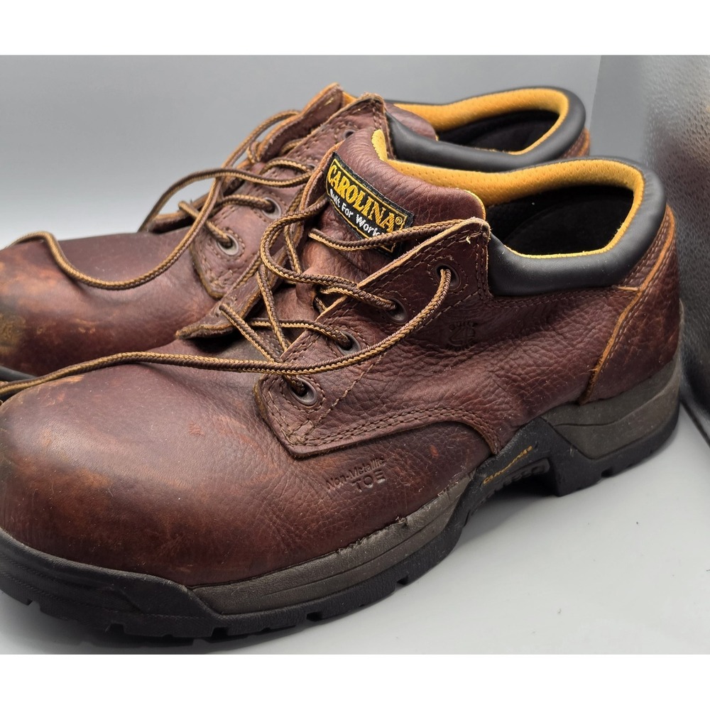 Carolina CA1520 Men's 12 2E Extra Wide Leather ESD Slip Resistant Work Shoes